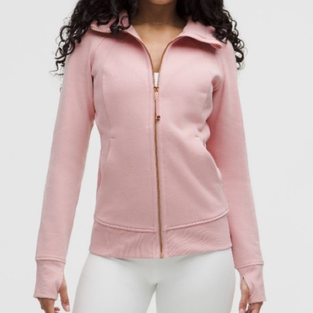 Lululemon | Full Zip Scuba Hoodie In Pink Haze W/Rose Gold Hardware Size: 6